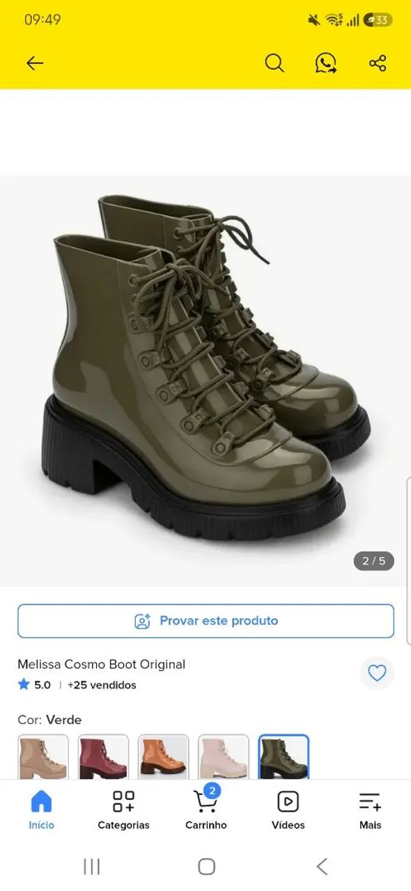 Bota Melissa- 38 - Foto 4