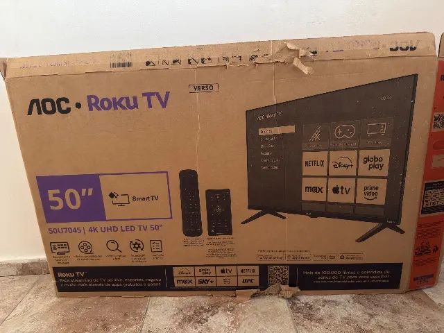 Smart TV AOC 50 4K (3 Meses De Uso) - Foto 2