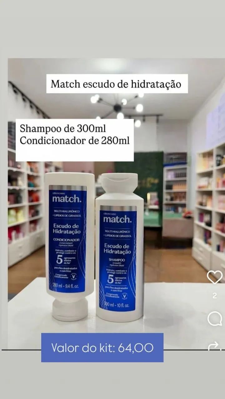 Kit shampo e condicionador 