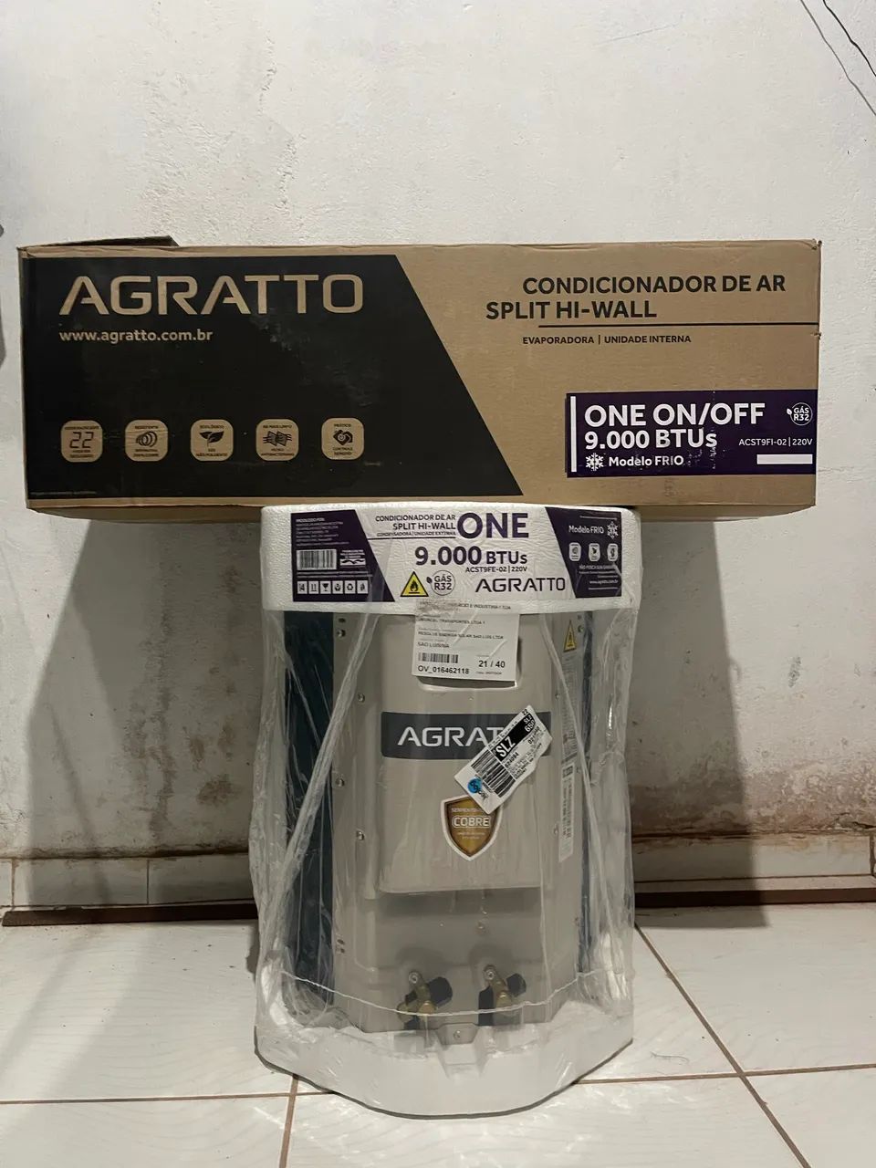 Ar-condicionado Agatto 9k Btus  - Foto 3