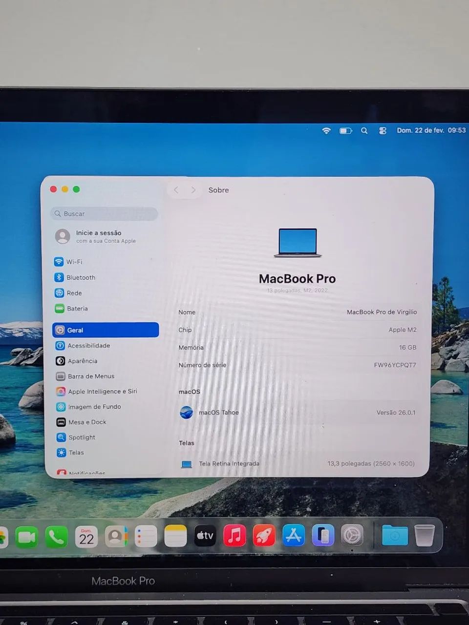 Apple MacBook Pro 13 2022 M2 16GB RAM 512GB SSD - Notebooks - Bela