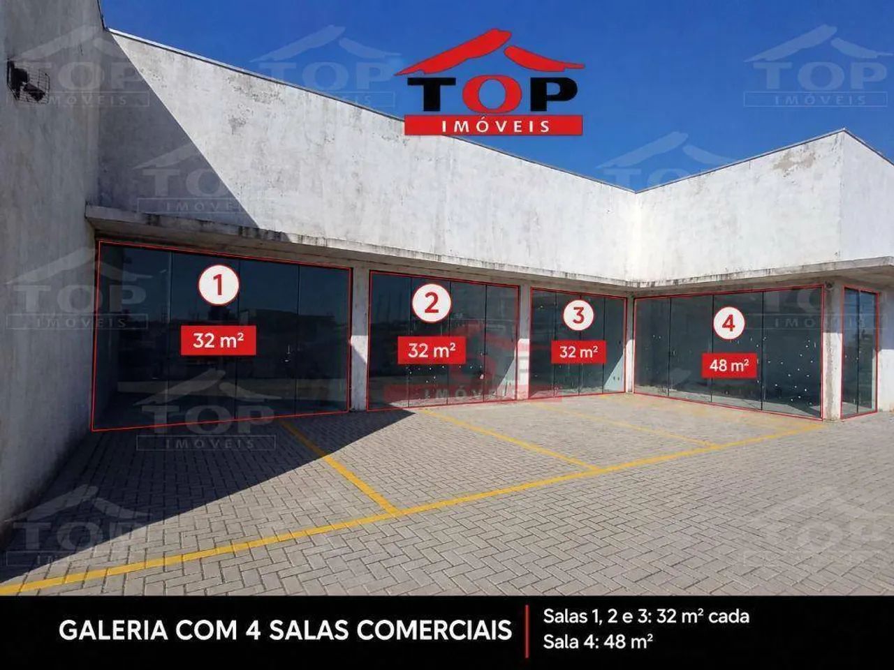 Sala comercial de esquina  48 m²