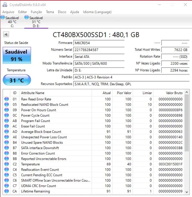 SSD 480 Gigas  - Foto 4