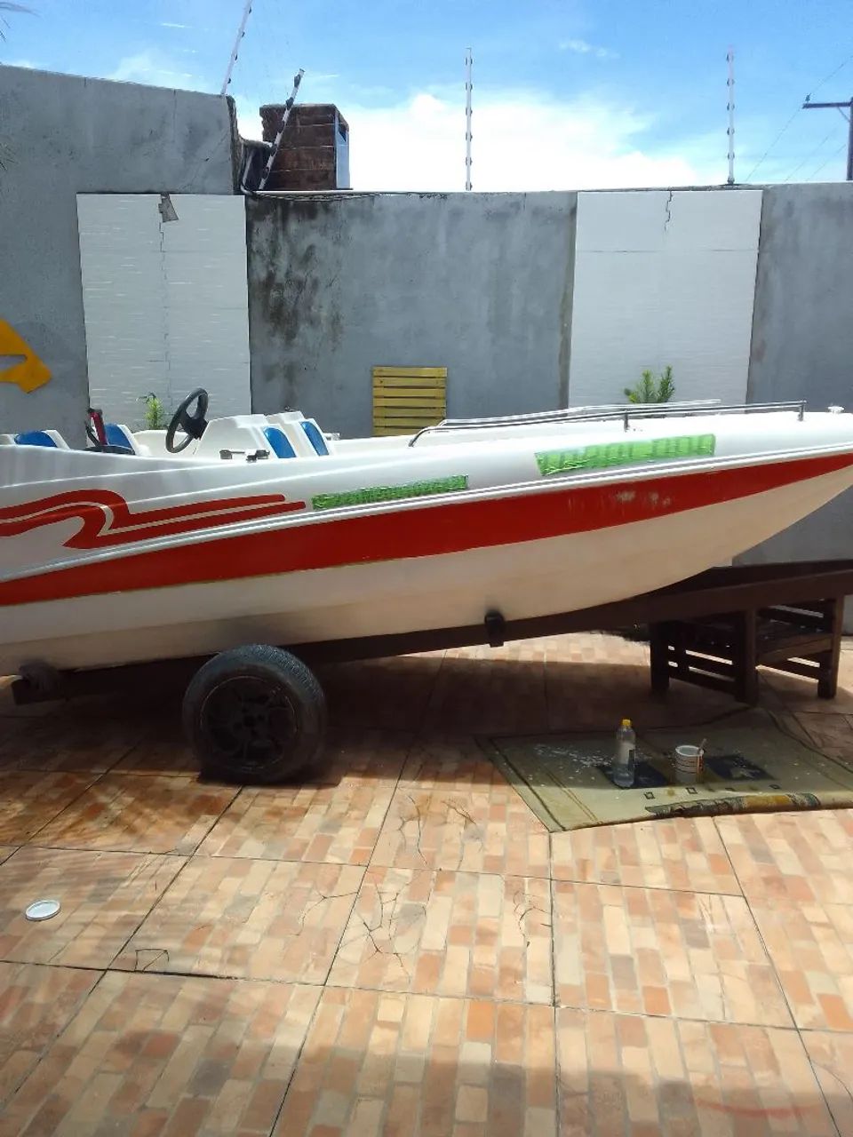 Lancha sprt Fischer sem motor  - Foto 4