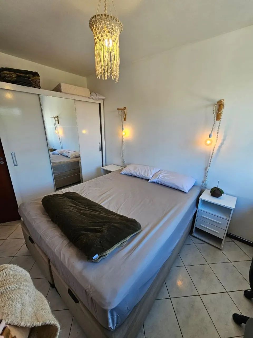 Alugo apartamento imobiliado com 2 quartos, garagem e churrasqueira - Foto 5