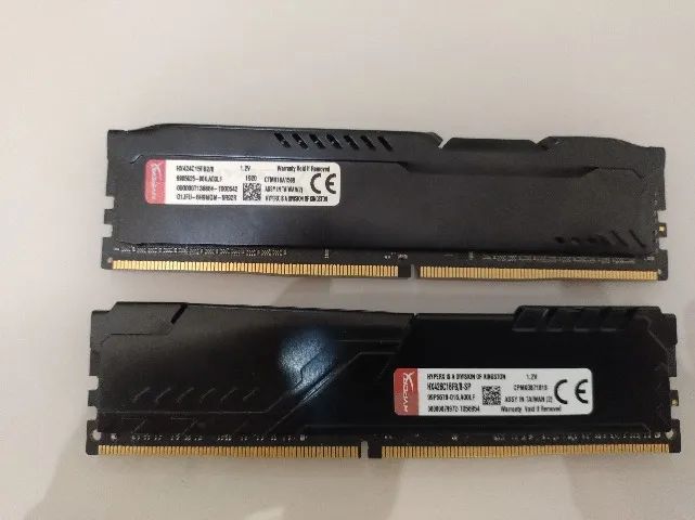 Memória DDR4 16GB 2666/2400Mhz (2X8gb) Kingston Fury para desktop - Foto 3