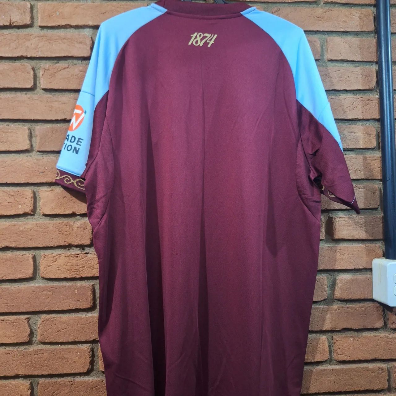 Camisa sem marca Aston Villa Inglaterra 2025 - Foto 2