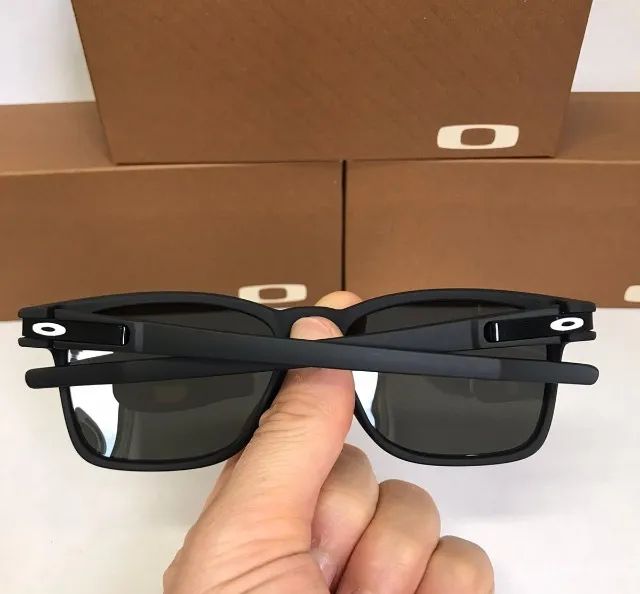 óculos de sol oakley latch squared shark lentes polarizadas - Foto 5