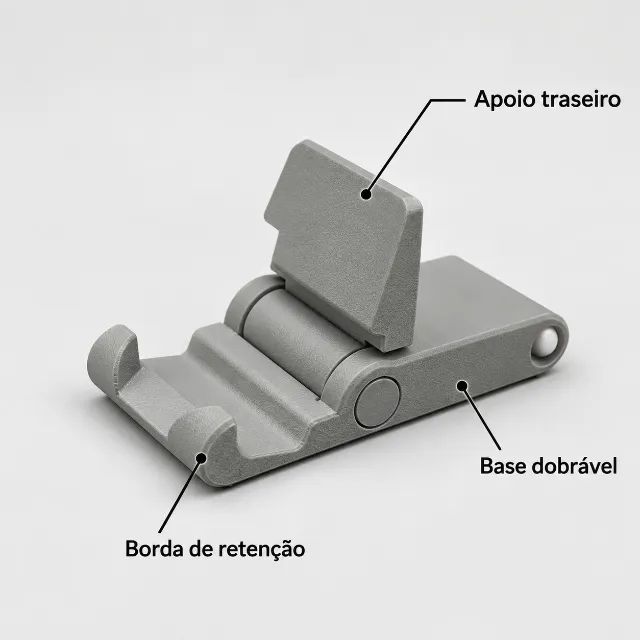 Suporte Dobrável Compacto para Smartphone - Foto 3