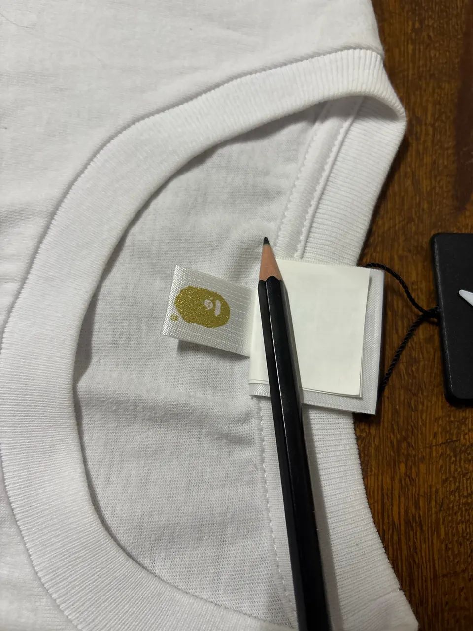 bape boss smoking ape head tee - white - Foto 3