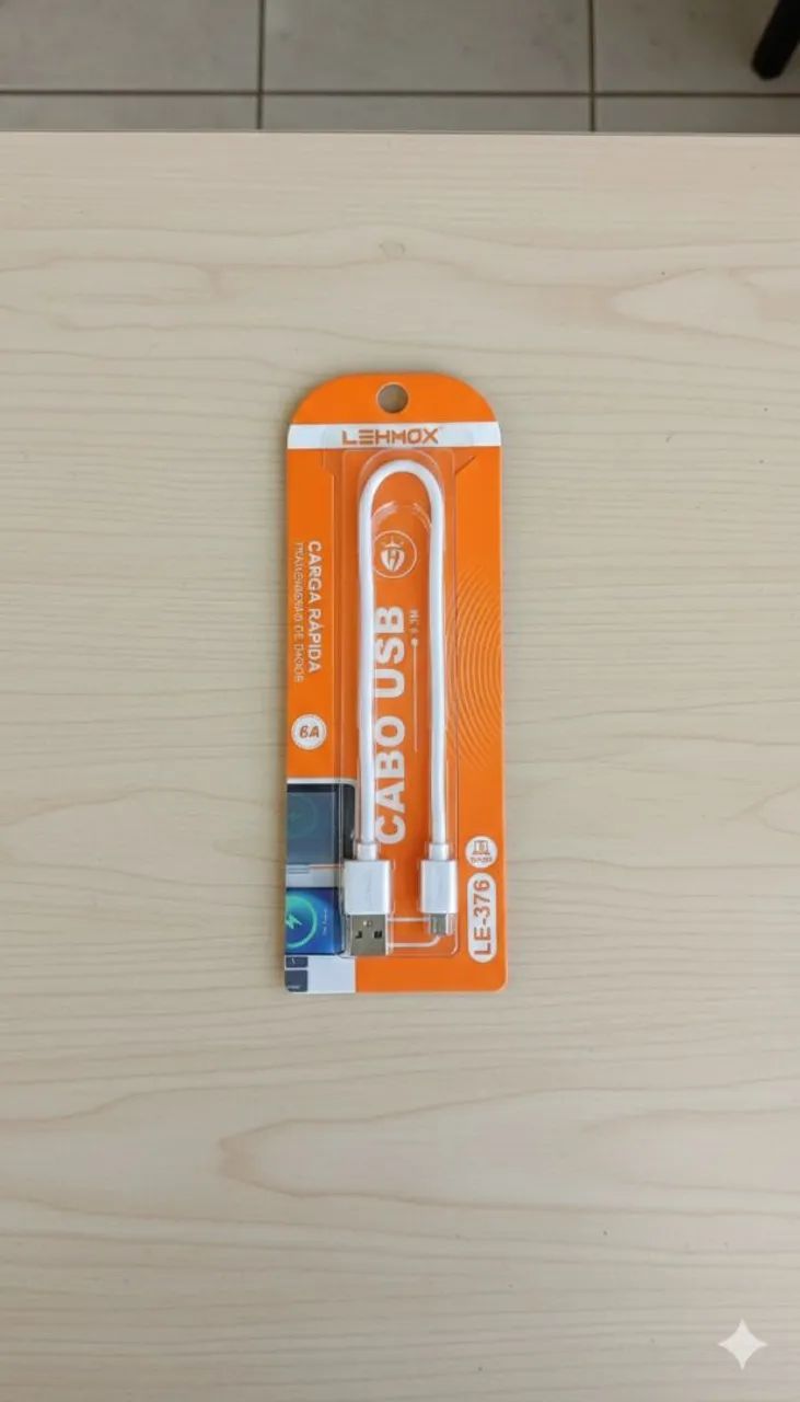 Mini cabo USB TIPO C 30cm