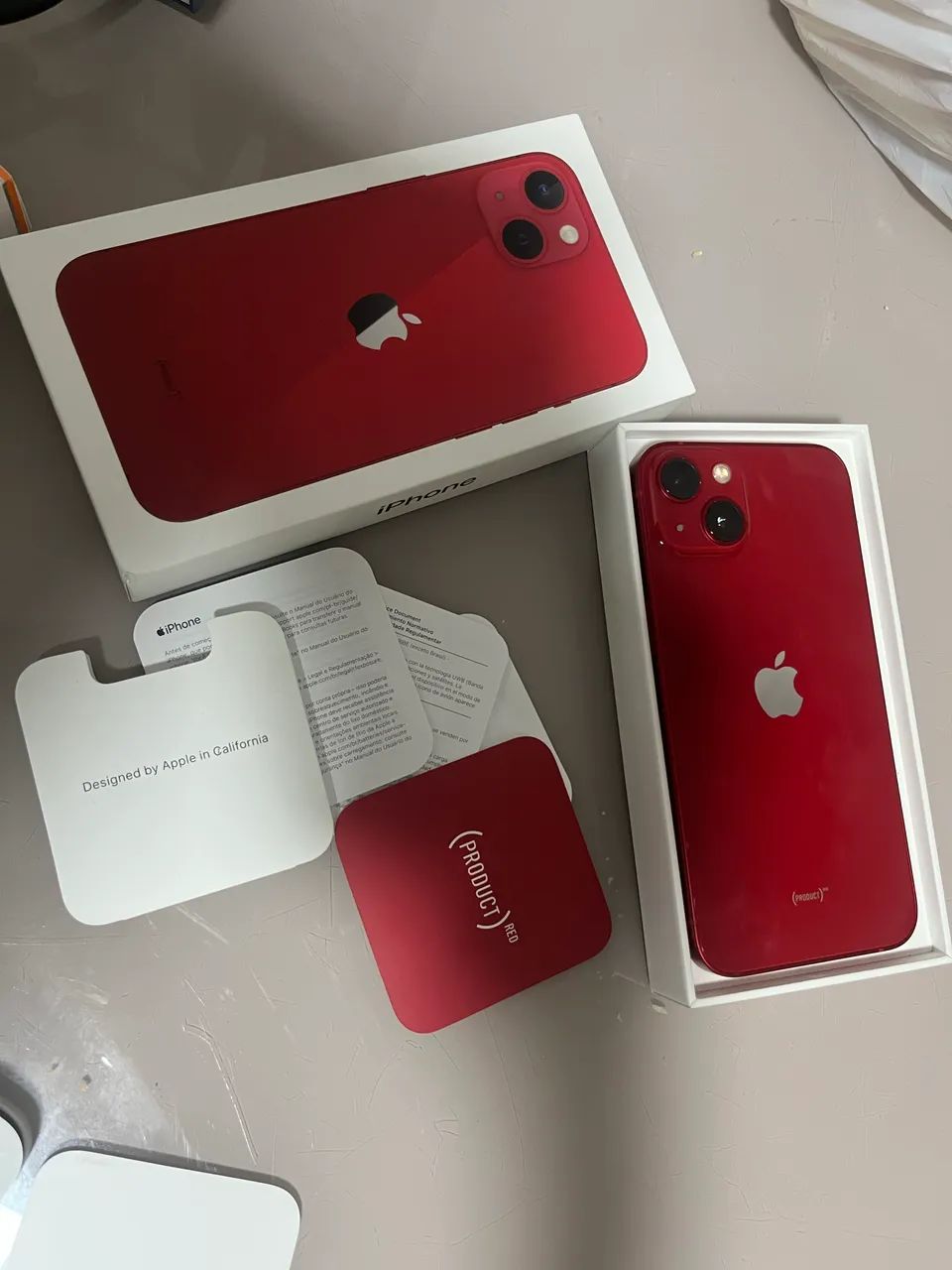 iPhone 13 128GB RED com caixa  - Foto 5