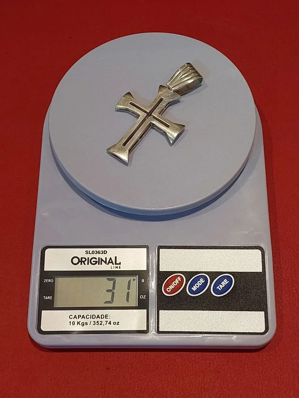 Crucifixo pingente prata maciça - Foto 5