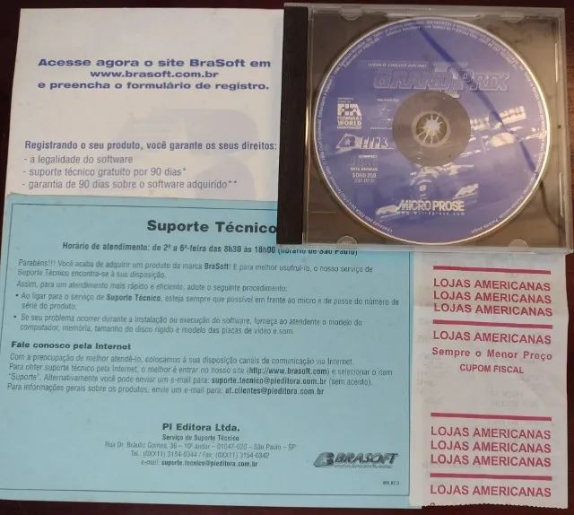 Jogo Grand Prix 2 - Para Pc - MIcroprose - Brasoft - 2000 - Foto 4