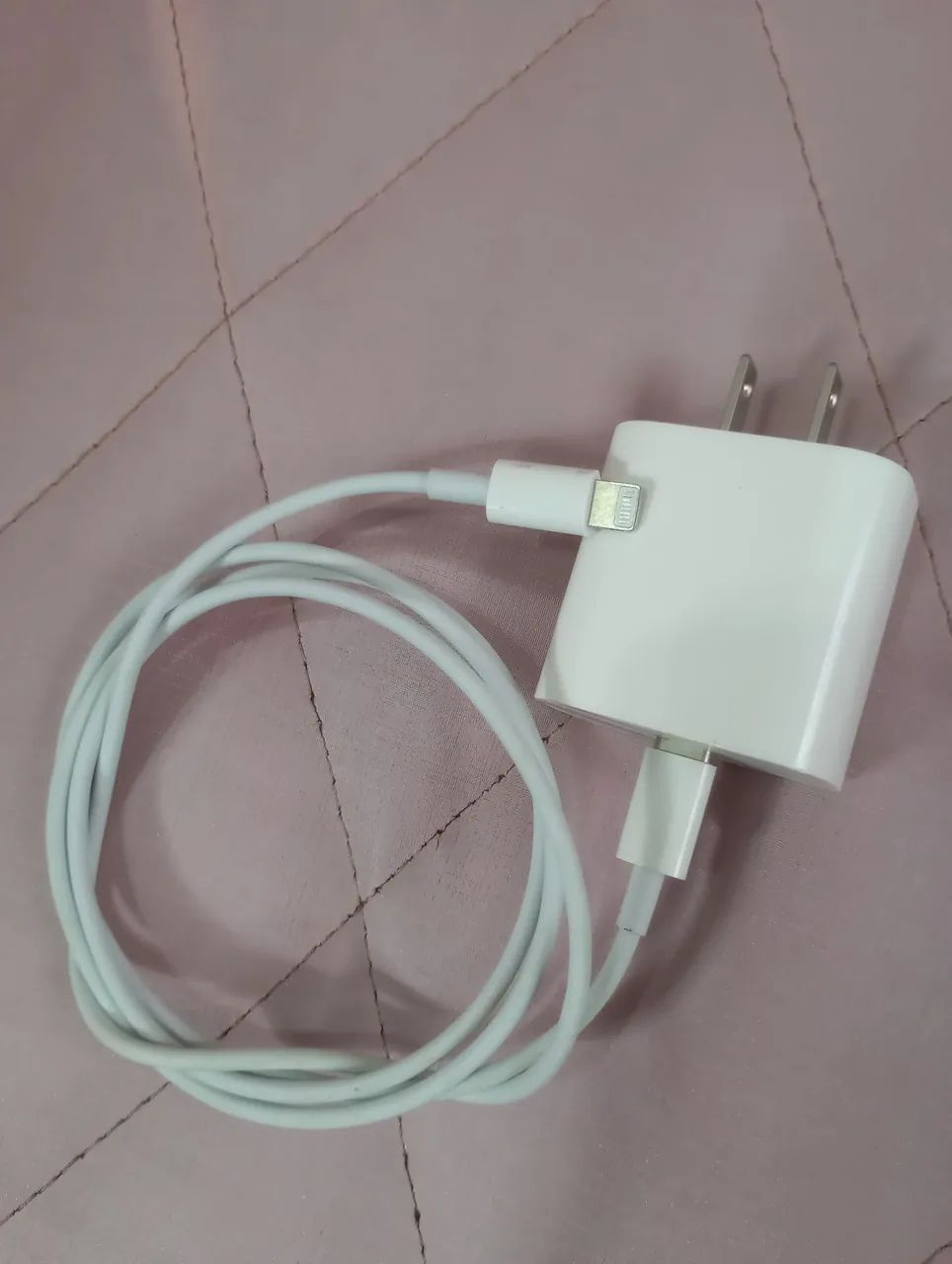 Carregador da Apple ligthing 20w