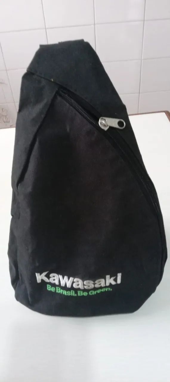 Mochila Original Kawasaki Preta - Foto 4
