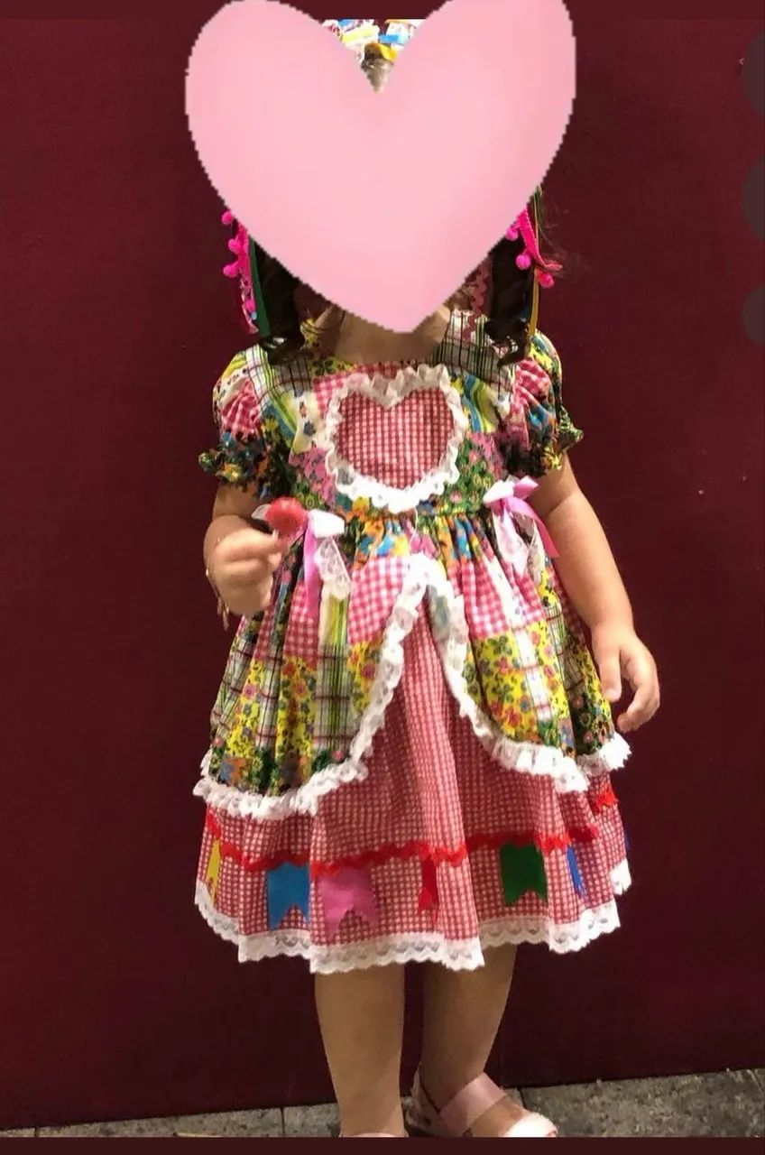 Vestido matutinha TAM 2/3 anos 