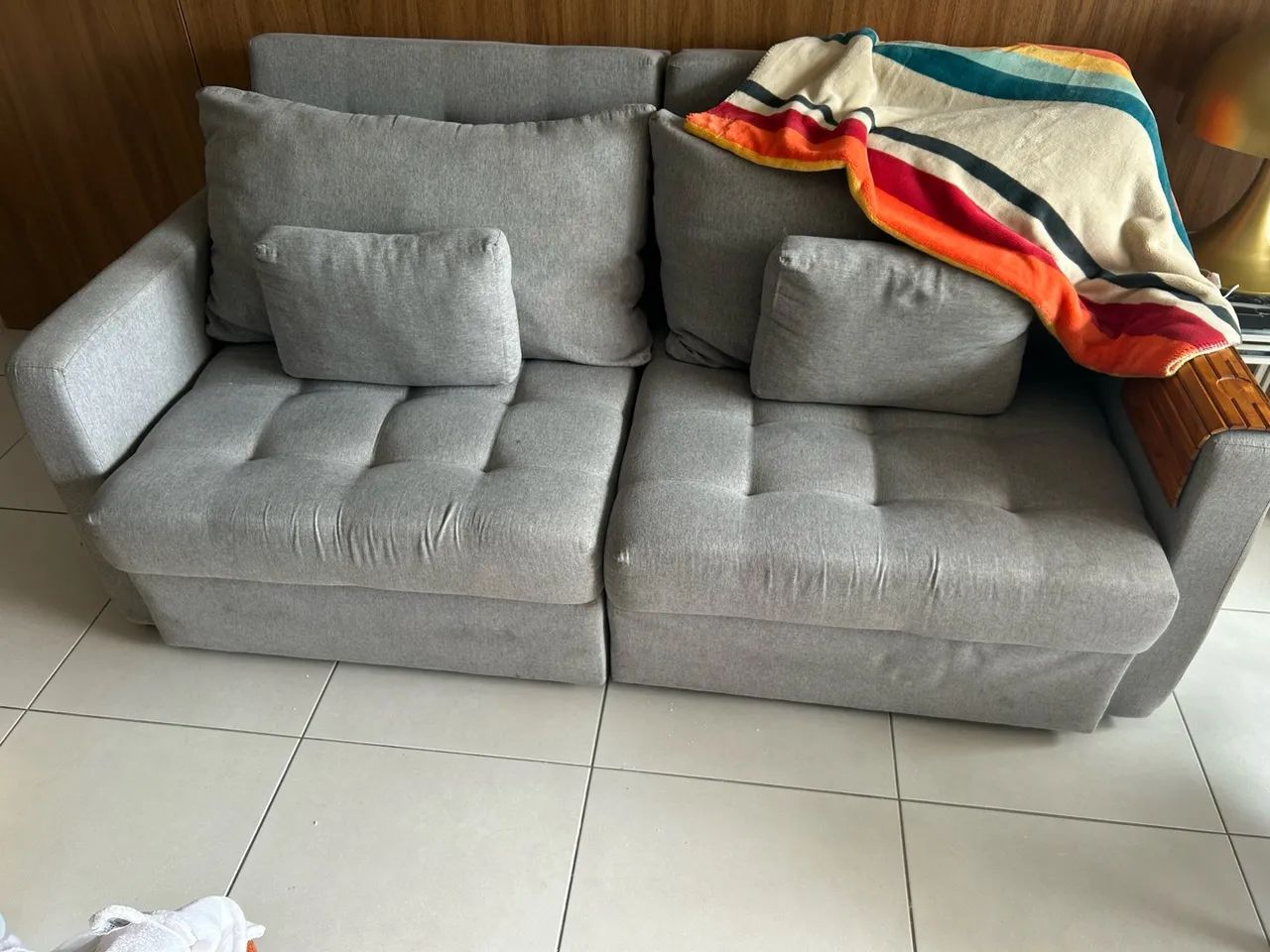 ? Vendo sofá com chaise - Foto 3