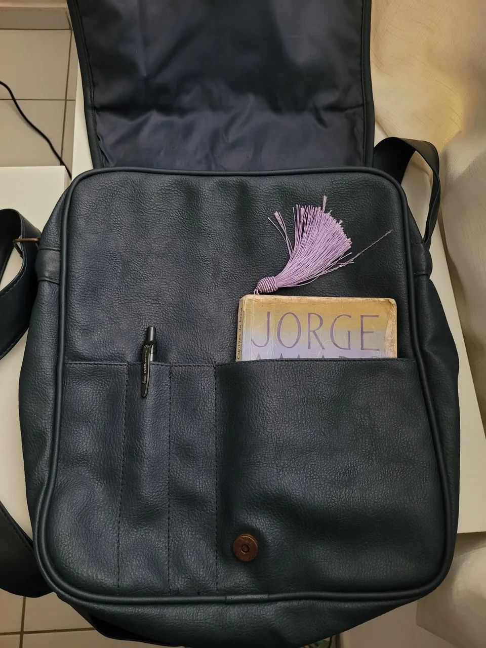Bolsa estilo carteiro da Taco - Foto 4