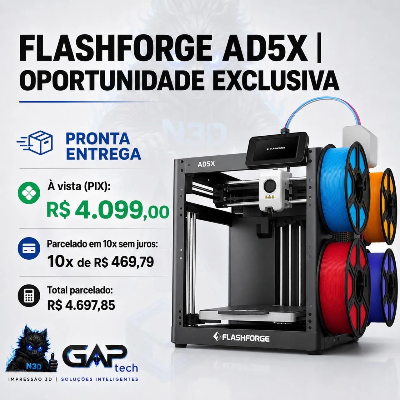 Impressoras 3d e filamentos  - Foto 2