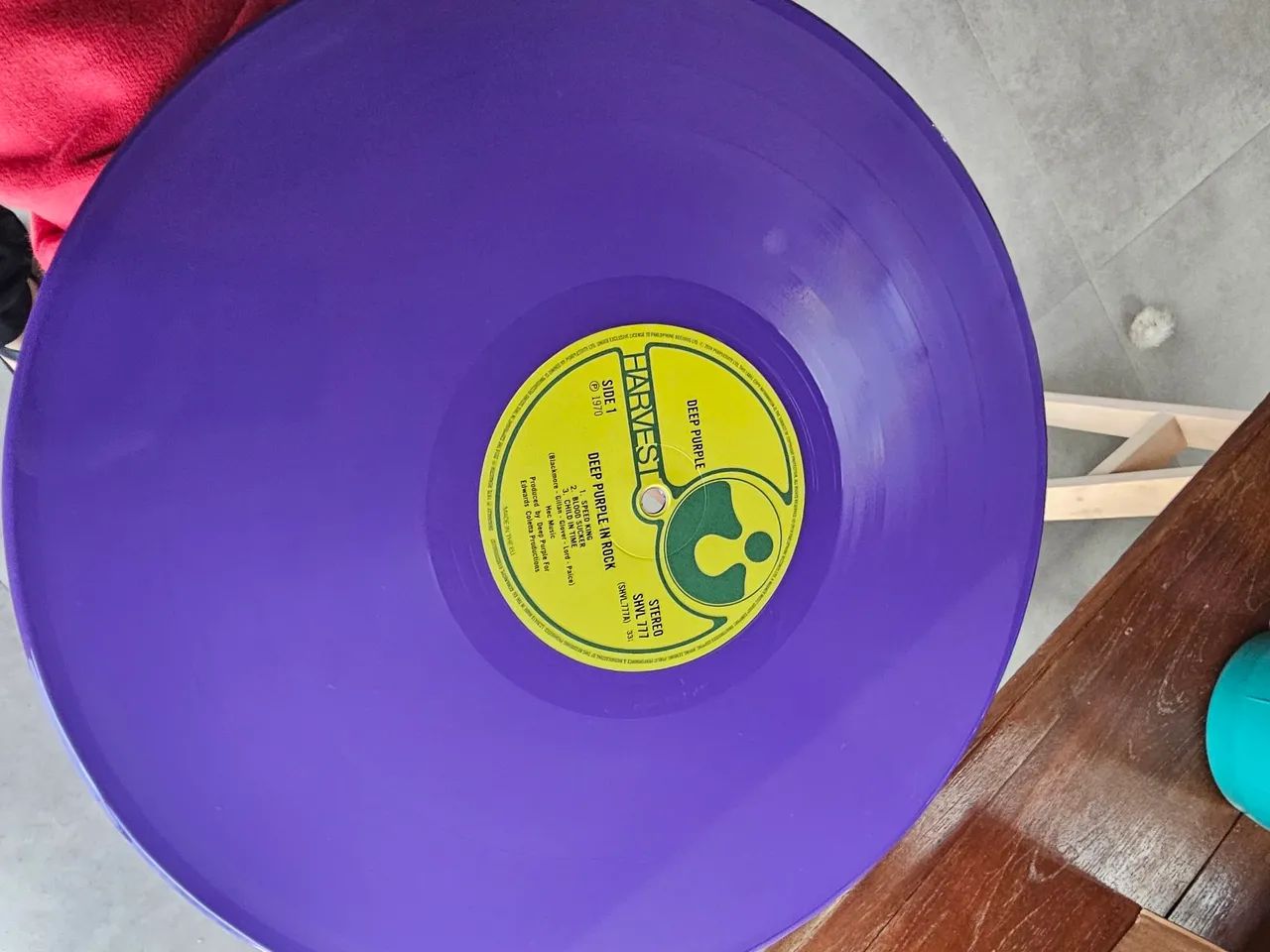 Lp deep purple In rock - remasterizado - disco roxo - CDs, DVDs