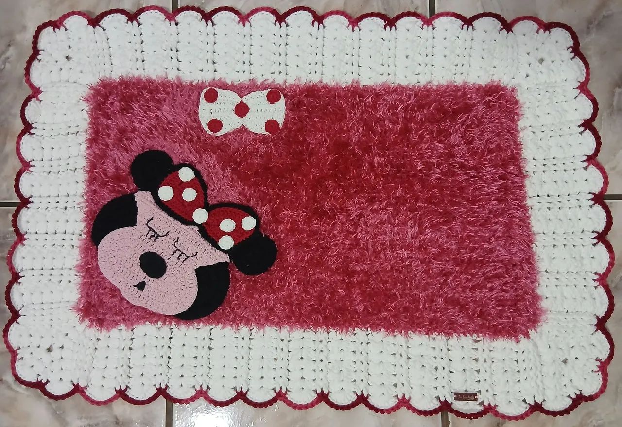 Tapete Infantil de Crochê Personalizado