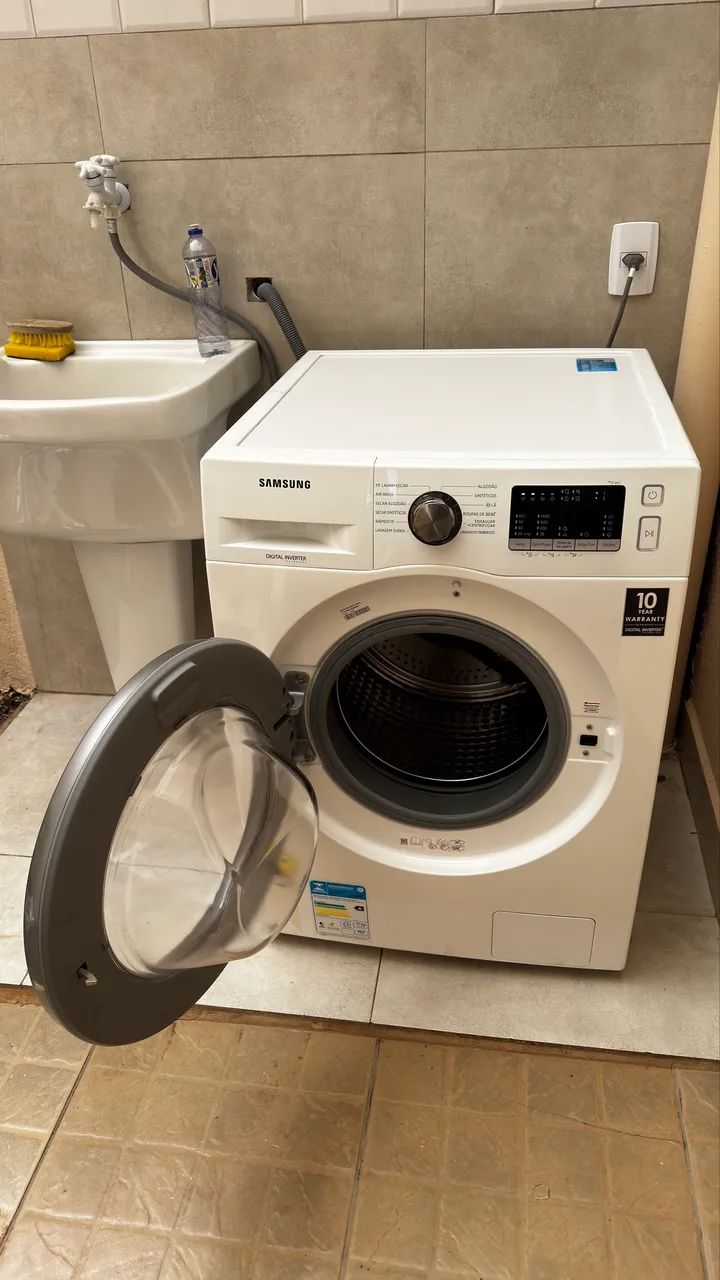 Lava e Seca Samsung Digital Inverter - Lavando e Centrifugando 100% - Foto 4