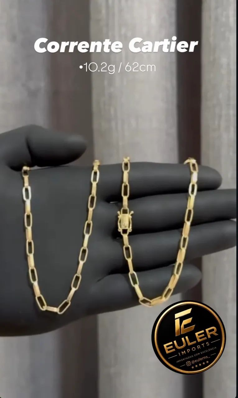 Corrente de ouro 10.2 g 