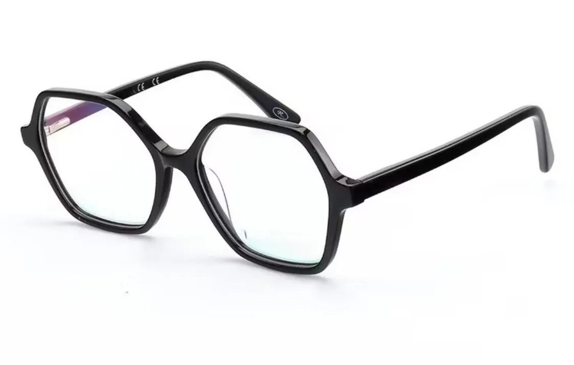 armação óculos hexagonal preto - Foto 2