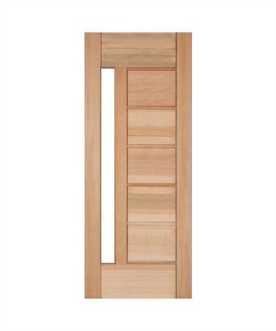 Porta externa com vidro 80cm