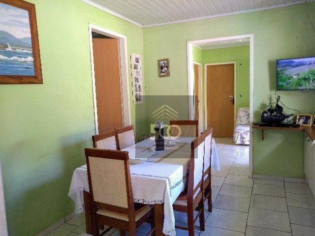Ca0170 - casa 03 dormitórios, 80m² à venda por r$ 180.000 - tijuquinhas - biguaçu-sc