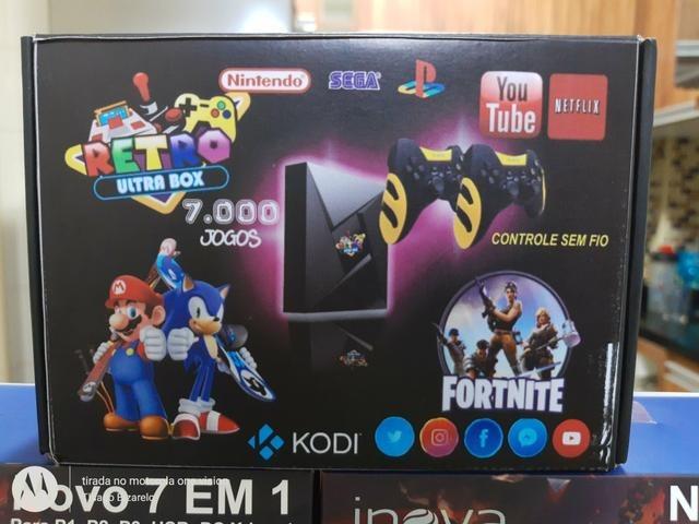 Video game retrô ultra box + 2 control s/ fio - Foto 2