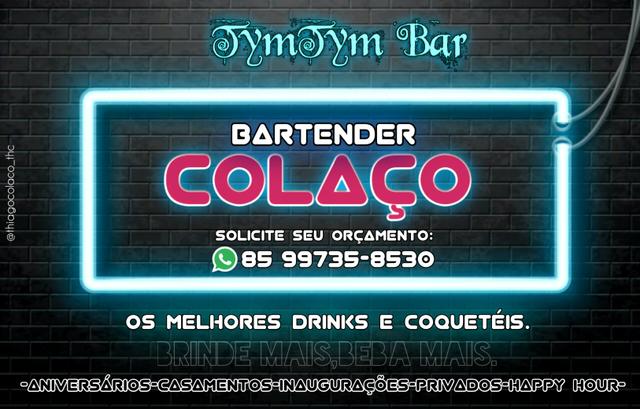 Barman/bartender drinques e coquetéis. Apartir de 200.00 reais