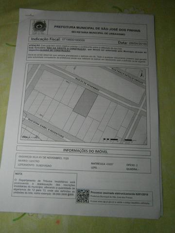 Vende-se Terreno Comercia Residencial Rua XV centro de São José dos Pinhais - Foto 7