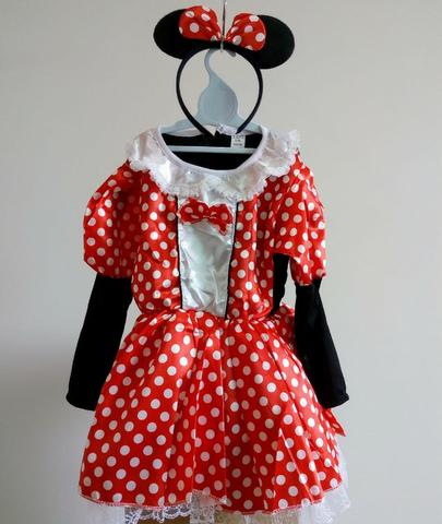 Fantasia da Minnie 4 a 5 anos