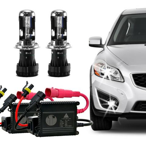 Kit Bi Xenon Hid H4-3 8000k Tech One Plug And Play Completo