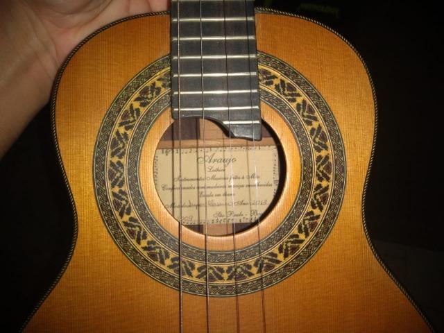 Cavaquinho Araújo Luthier Super Clássico Jacarandá Escala em Ébano Com Bag Anthology - Foto 2