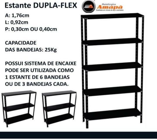 Estantes em aço Dupla Flex Cores Variadas!!! - Foto 3
