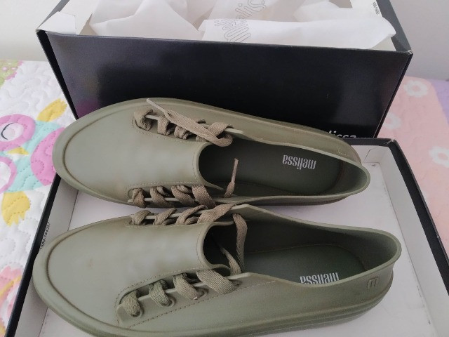 melissa tenis verde militar