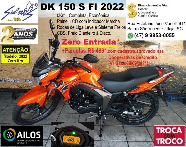 DK 150 S FI 2022 ZERO ENTRADA SÓ R$ 466 POR MES*