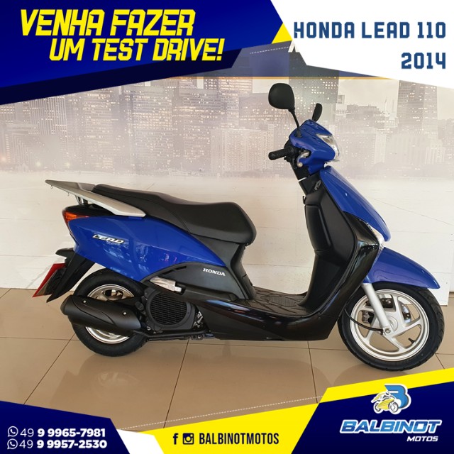 HONDA LEAD 110 2014 AZUL