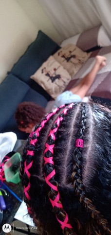 Tranças em geral, colocação de cabelo orgânico  - Foto 4