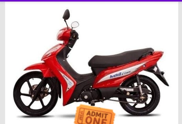 Moto nova modelo Bizz emplacada 