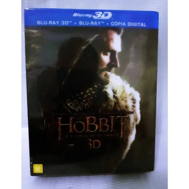 Blu-ray - Hobbit - A Desolação de Smaug - Edição 2D e 3D com Luva - Lacrado Original - Foto 3