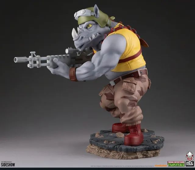 Rocksteady TMNT PCS Sideshow Tartarugas Ninja - Foto 3