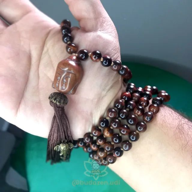 Japamala de Cristal Olho de Boi 108 contas