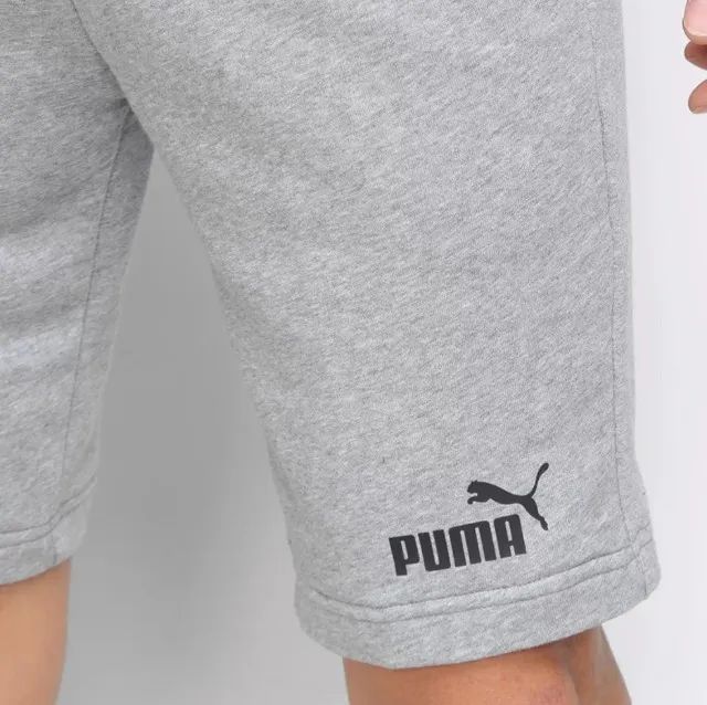 Bermuda Moletom Puma Essentials Masculina