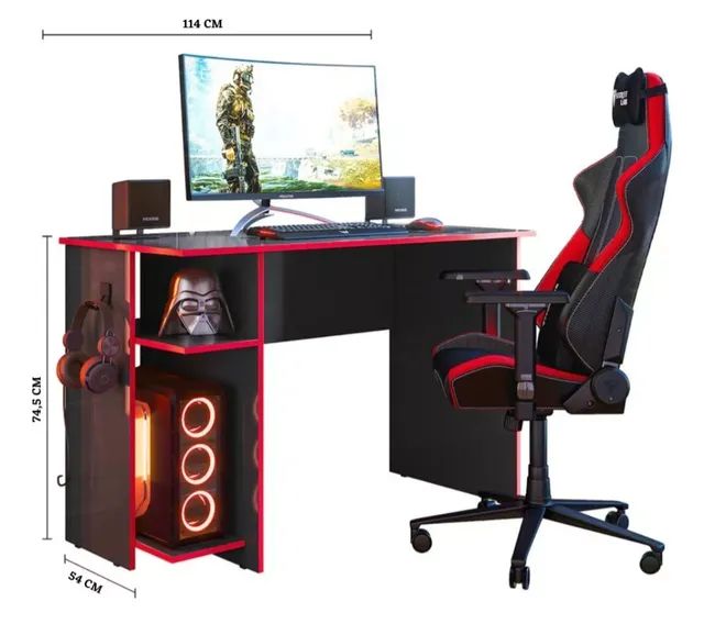 Mesa gamer computador ( montagem grátis)  - Foto 2