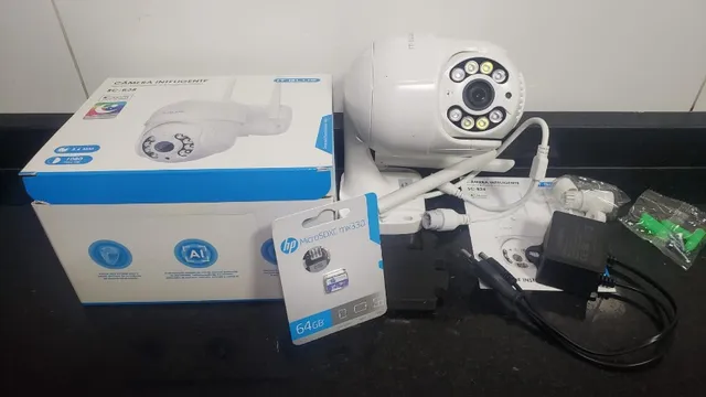 Camera Wifi + Cartão de Memoria 64g