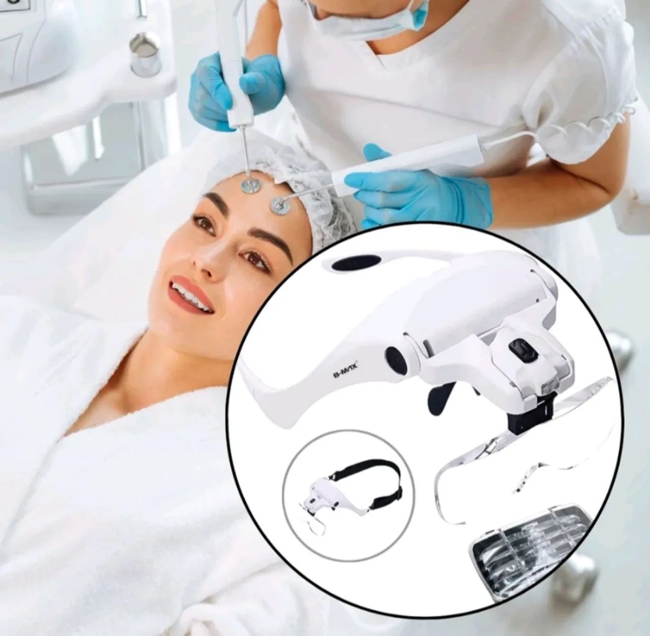  * lupa de cabeça led  - Foto 4